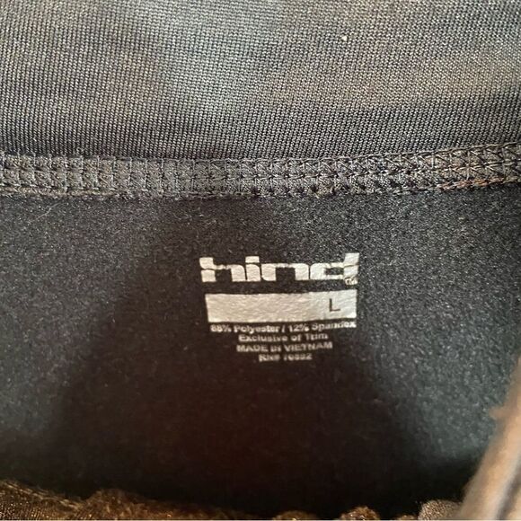 Ladies Hind Black Lightweight Asymmetrical Zipper Jacket Size Large - Picture 12 of 12